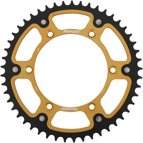 Supersprox Stealth Rear Sprocket - 49 Tooth - Gold - Yamaha RST-245-49-GLD