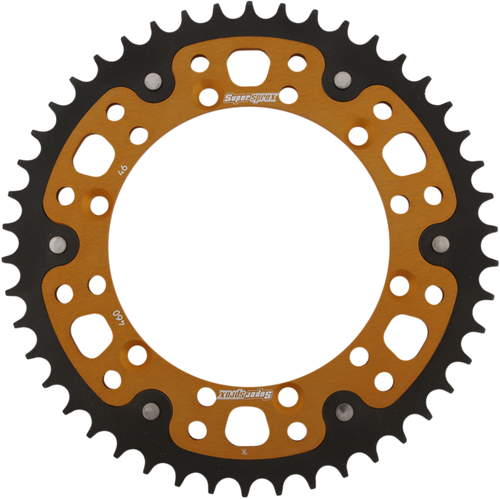 Supersprox Stealth Rear Sprocket - 46 Tooth - Gold - Kawasaki/Suzuki RST-460-46-GLD