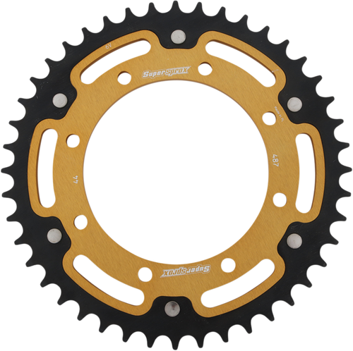 Supersprox Stealth Rear Sprocket - 44 Tooth - Gold - Kawasaki RST-487-44-GLD
