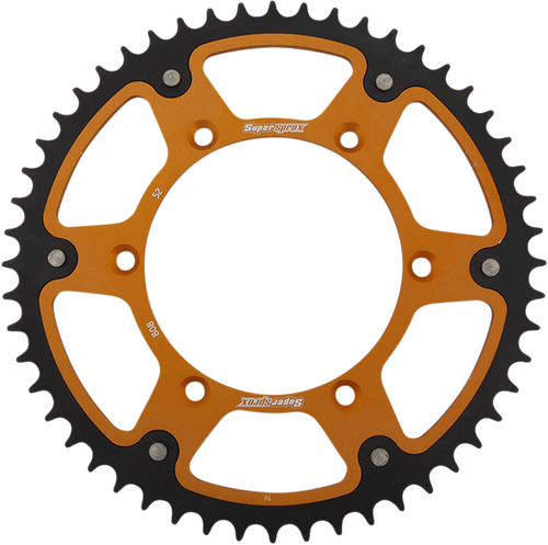 Supersprox Stealth Rear Sprocket - 52 Tooth - Gold - Kawasaki/Suzuki RST-808-52-GLD