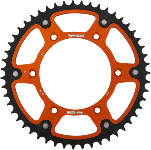 Supersprox Stealth Rear Sprocket - 51 Tooth - Orange - Husaberg/Husqvarna/Ktm RST-990-51-ORG