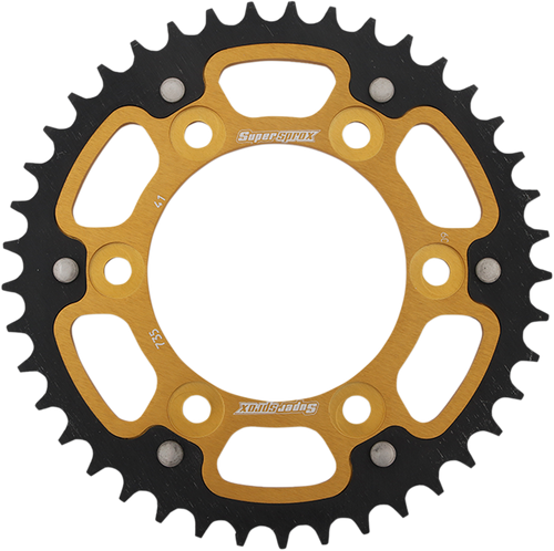Supersprox Stealth Rear Sprocket - 41 Tooth - Gold - Ducati RST-735-41-GLD
