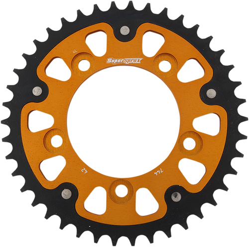 Supersprox Stealth Rear Sprocket - 42 Tooth - Gold - Ducati RST-744-42-GLD