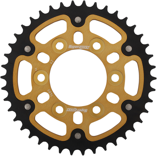 Supersprox Stealth Rear Sprocket - 42 Tooth - Gold - Kawasaki RST-1489-42-GLD