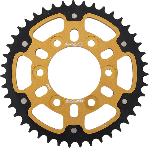 Supersprox Stealth Rear Sprocket - 43 Tooth - Gold - Kawasaki RST-1489-43-GLD