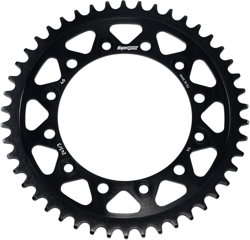 Supersprox Edge Rear Sprocket - Black - 46 Tooth RFA-2453-46-BLK