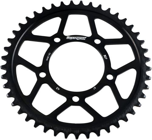 Supersprox Edge Rear Sprocket - Black - 45 Tooth RFA-807-45-BLK