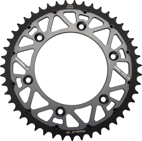 Jt Sprockets Rear Sprocket - Twinstar - 47 Tooth - Graphite - Beta/Honda JTX210.47GR