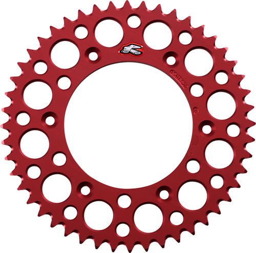 Renthal Rear Sprocket - Aluminum - 48 Tooth - Red - Honda 154U-520-48GRRD