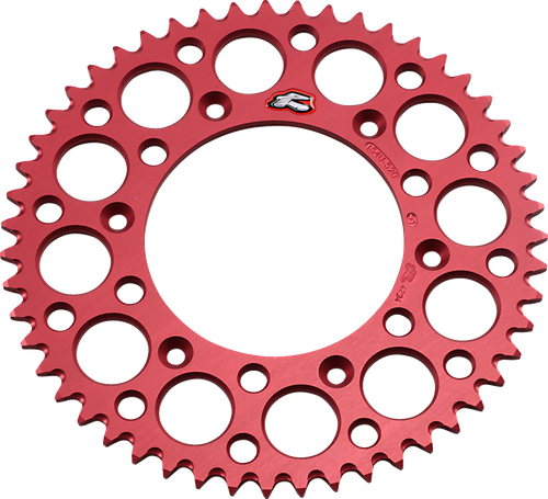 Renthal Rear Sprocket - Aluminum - 51 Tooth - Red - Honda 154U-520-51GRRD