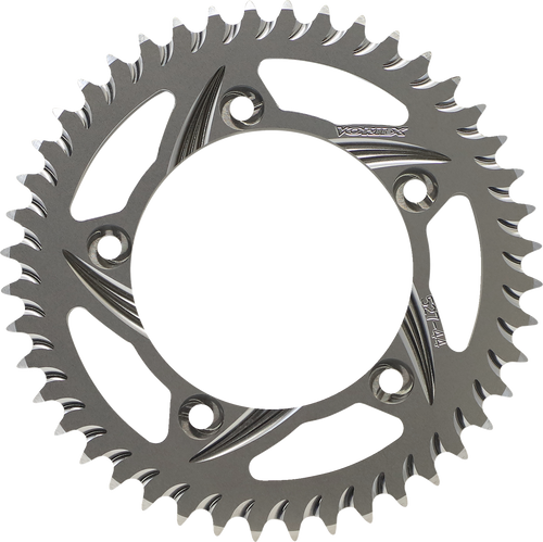 Vortex Aluminum Sprocket - Silver - Rear - 44 Tooth 527-44