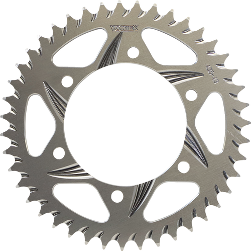 Vortex Aluminum Sprocket - Silver - Rear - 43 Tooth 435-43