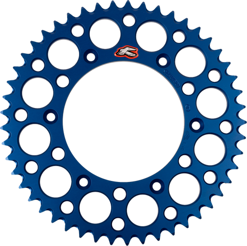 Renthal Rear Sprocket - Aluminum - 49 Tooth - Blue 224U-520-49GPBU