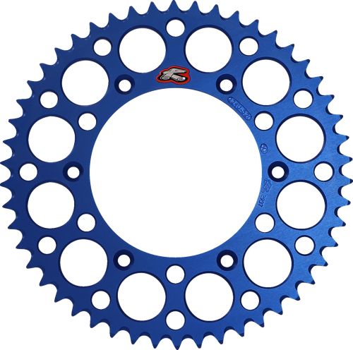 Renthal Rear Sprocket - Aluminum - 50 Tooth - Blue 224U-520-50GPBU
