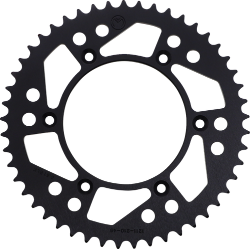 Moose Offroad Rear Sprocket - Aluminum - 49 Tooth - Black - Honda 1211-210-49-10