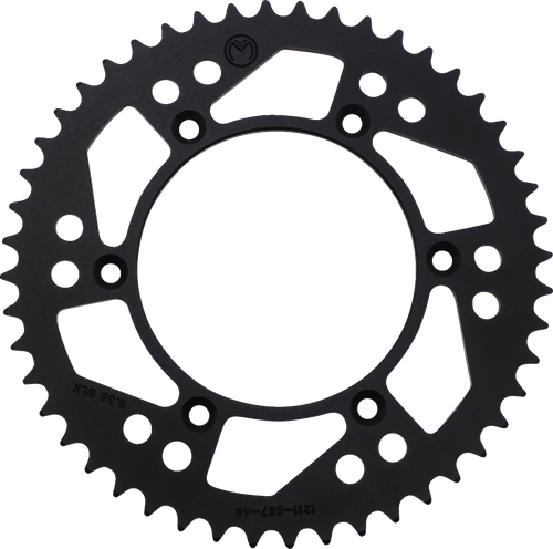 Moose Offroad Rear Sprocket - Aluminum - 48 Tooth - Black - Husaberg/Husqvarna/Ktm 1211-897-48-10