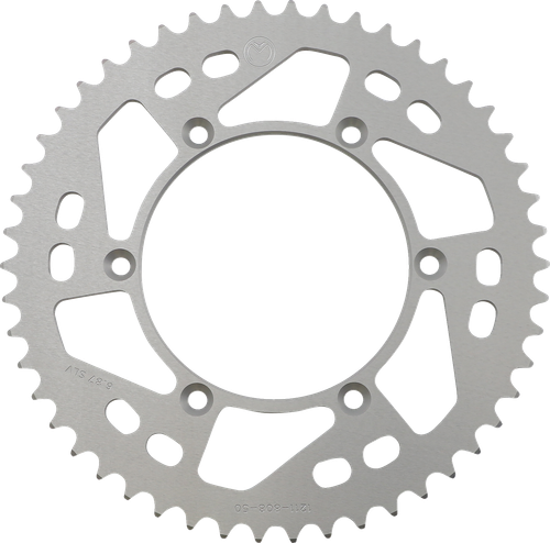 Moose Offroad Rear Sprocket - Aluminum - 50 Tooth - Silver - Kawasaki/Suzuki 1211-808-50-11