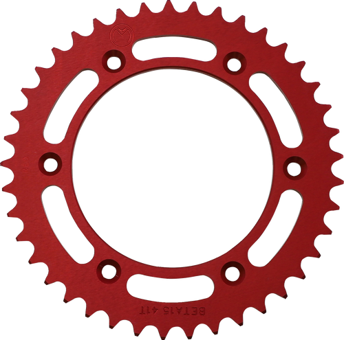 Moose Offroad Rear Sprocket - Aluminum - 41 Tooth - Red - Beta 1211-BET-41-13