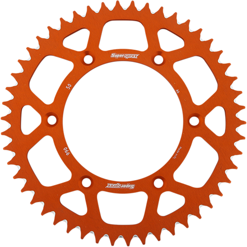 Supersprox Rear Sprocket - Orange - Ktm/Husqvarna/Husaberg - 50 Tooth RAL-990-50-ORG