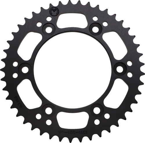 Moose Offroad Rear Sprocket - Aluminum - 45 Tooth - Black - Honda 1211-301-45-10