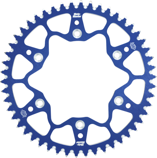 Moto-Master 7075 Aluminum Rear Sprocket - 53 Tooth - Blue - Yamaha 620092453