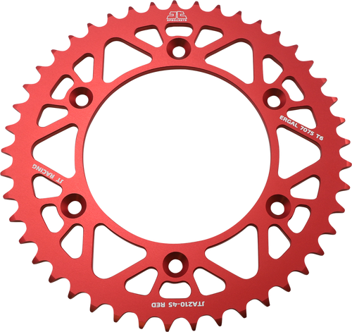 Jt Sprockets Rear Sprocket - Honda - Red - 45 Tooth JTA210.45RED