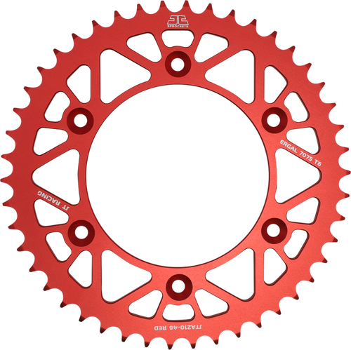 Jt Sprockets Rear Sprocket - Honda - Red - 46 Tooth JTA210.46RED