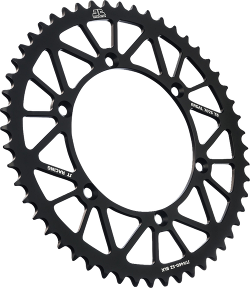 Jt Sprockets Rear Sprocket - Black - 52 Tooth - Kawasaki JTA460.52BLK