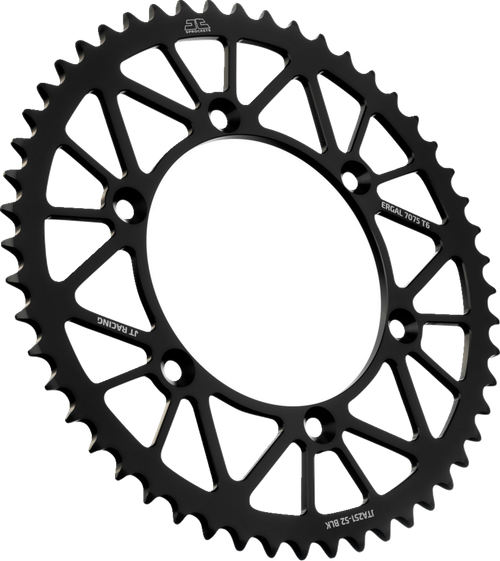 Jt Sprockets Rear Sprocket - Black - 52 Tooth - Yamaha JTA251.52BLK