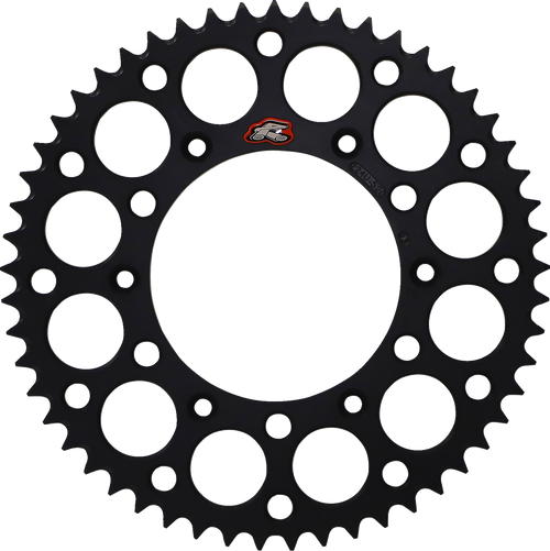 Renthal Rear Sprocket - Aluminum - 53 Tooth - Black 224U-520-53GPBK