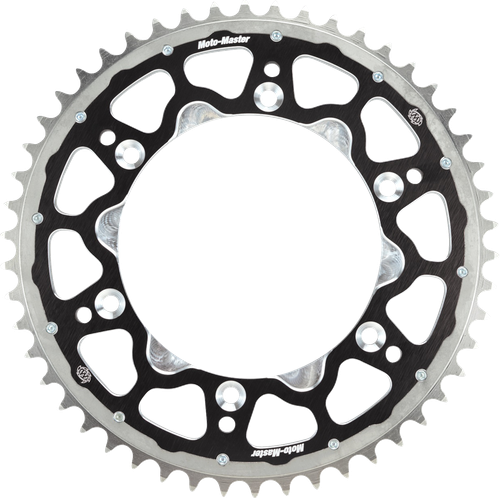 Moto-Master Fusion Series Dual Ring Rear Sprocket - 48 Tooth - Black - Mx 85 620183248