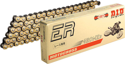 Did 420 Nz3 - High-Performance Motorcycle Chain - 120 Links - Gold 420NZ3G120RB