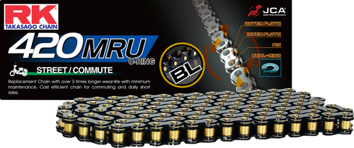 Rk 420 Mru - Chain - 120 Links - Black BL420MRU-120