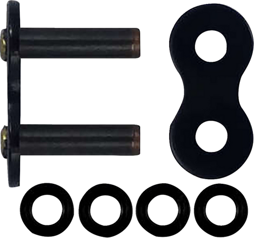 Rk 530 Zxw - Connecting Link - Rivet - Black Scale BL530ZXW-RL