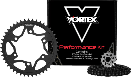 Vortex Chain And Sprocket Kit - Hfrs - Black - Honda Cbr 600 Rr CK6343