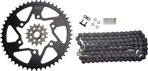 Vortex Chain And Sprocket Kit - Hfrs - Black - Yamaha Yzf-R6/S CK6317