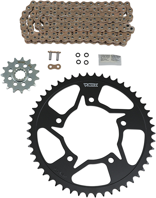 Vortex Chain And Sprocket Kit - Hfrs - Gold - Yamaha Rzf-R6 CKG6321