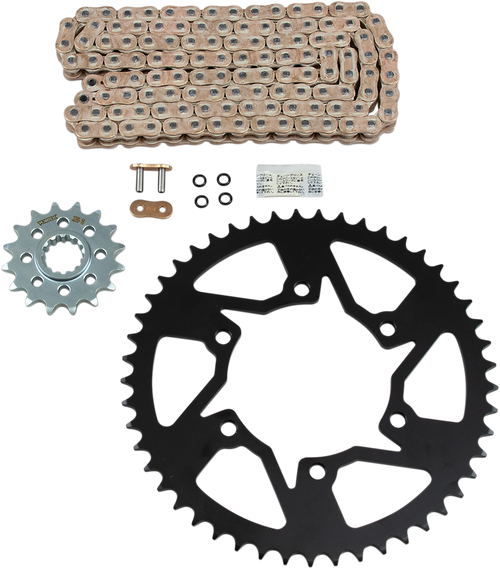 Vortex Chain And Sprocket Kit - Hfrs - Gold - Yamaha Yzf-R1 CKG6364