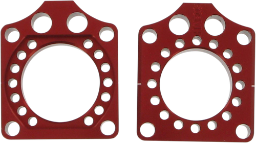 Pro Circuit Axle Blocks - Red - Honda HAB09