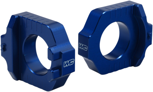 Works Connection Elite Axle Block - Blue - Yamaha 17-265