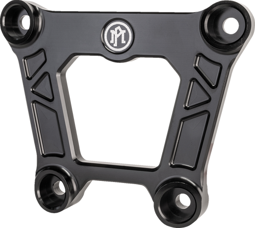 Pm Off-Road Radius Rod Plate - Rzr Turbo S - Black Anodized 0222-0012-B