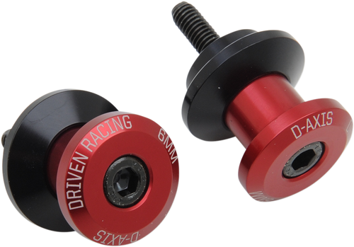 Driven Racing D-Axis Spools - 6 Mm - Red DXS-6 RD
