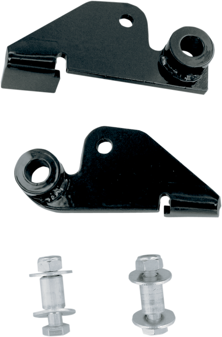 Baron Shock Drop Bracket Lowering Kit - Rear - Lowers 1.50" - Black BA-7500-67