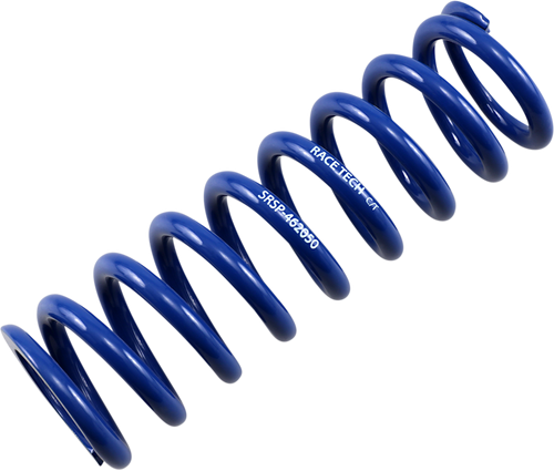 Race Tech Shock Spring - Rear - Blue - Sport Series - Spring Rate 280 Lb/In SRSP 462050