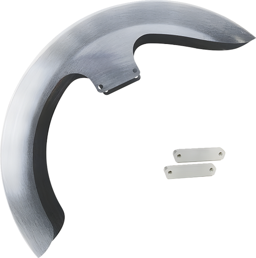 Paul Yaffe Bagger Nation Thicky Front Fender - 21" Wheel - With Satin Adapters - Touring Models PYO:THICKY21-14L-S