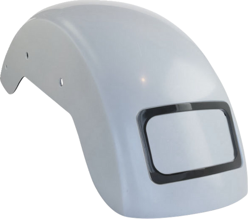 Paul Yaffe Bagger Nation The Fix Rear Fender - Black Frame Plate - M8 Softail CRF-M8ST-LR-B