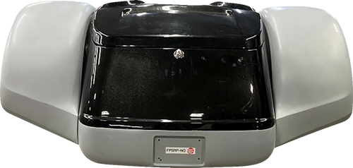 Paul Yaffe Bagger Nation Pro Street Rear Fender - Black Plate Frame - No Outlet - Flrt/Fltrt FPSFK-N-NO-B