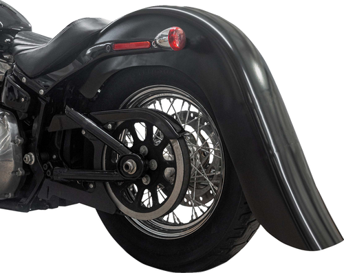 Klock Werks Benchmark Rear Fender - Vicla - Smooth - 9" Extender Rear - Black KWF-02-0312