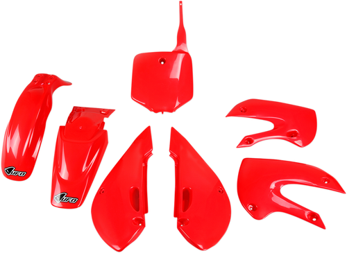 Ufo Replacement Body Kit - Red - Kawasaki - Klx '02-'09 KA37002-070
