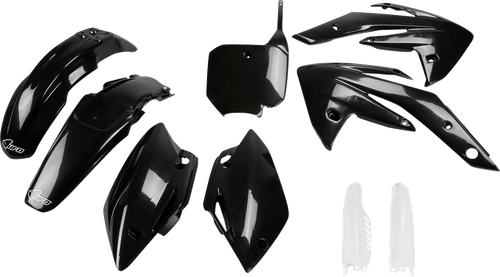 Ufo Body Kit - Black/White - Honda - Crf '07-'25 HOKIT111F@001